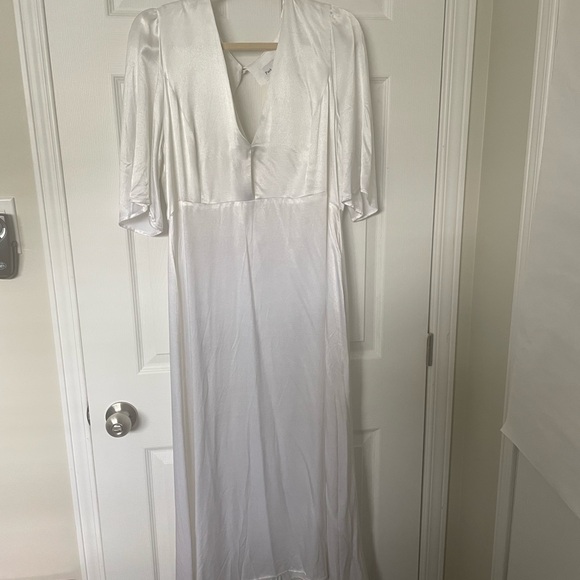 Park & Fifth Satin Kendall Tie Dress - Picture 3 of 3